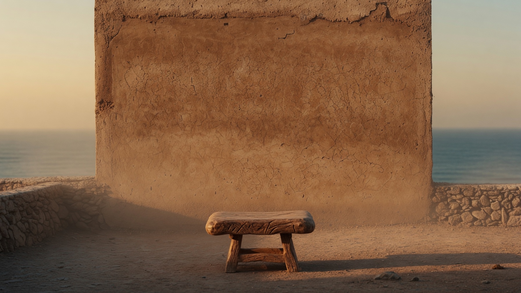 The wall you sit facing